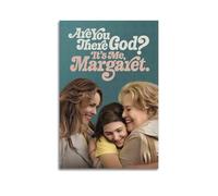 Poster sur toile « Are You There God It's Me » - Décoration pour chambre à coucher, bureau, chambre - Cadeau - 30 x 45 cm