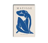 Poster sur toile ArtHenri Matisse Nu bleu lignes de corps féminin art féminin art moderne décoration de chambre minimaliste art mural contemporain salon chambre bureau art déco moderne 50,8 x 76,2 cm