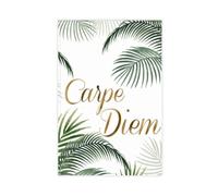 Poster sur toile avec citation « Seize The Day Life » de Carpe Diem - 30 x 45 cm