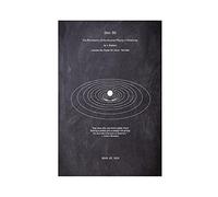 Poster sur toile avec inscription « Lois de la physique et des mathématiques » pour chambre à coucher, sport, paysage, bureau, décoration sans cadre 30 x 45 cm