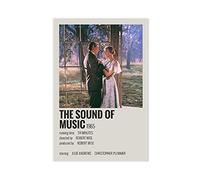 Poster sur toile avec inscription « Love Movie The Sound of Music » pour décoration de salon, chambre à coucher, 50 × 75 cm, sans cadre