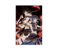Poster sur toile avec inscription « The Healer Who Was Banished From His Party Is, in Fact, The Strongest Hot-blooded » - Décoration murale pour chambre à coucher - 50 x 75 cm - Sans cadre