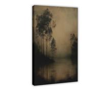 Poster sur toile avec motif nature sourde, décoration de chambre à coucher, bureau, chambre, cadeau, 60 x 90 cm
