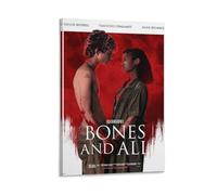 Poster sur toile « Bones And All » - Drame romantique hanté - Décoration murale (1) - Impression sur toile - Affiches d'œuvres d'art pour décoration de chambre - 30 x 45 cm