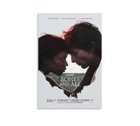 Poster sur toile « Bones And All » - Drame romantique hanté - Décoration murale (9) - Impression sur toile - Affiches d'œuvres d'art pour décoration de chambre - 30 x 45 cm