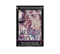 Poster sur toile « Bones And All » - Drame romantique hanté - Décoration murale sombre - 30 x 45 cm