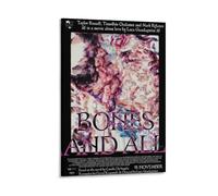 Poster sur toile « Bones And All » - Drame romantique hanté - Décoration murale sombre - Décoration murale - Impression sur toile - Affiches d'œuvres d'art - Esthétique pour chambre - 60 x 90 cm