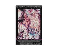 Poster sur toile « Bones And All » - Drame romantique hanté - Décoration murale sombre - Décoration murale moderne - 20 x 30 cm