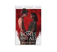 Poster sur toile « Bones And All » - Drame romantique obsédé - Décoration murale sombre - Poster d'œuvres d'art cool - Impressions sur toile à suspendre - 30 x 45 cm