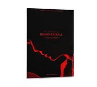 Poster sur toile « Bones And All » - Drame romantique obsédé - Esthétique sombre - Impression sur toile - Décoration murale d'intérieur moderne - 20 x 30 cm