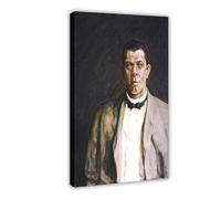 Poster sur toile Booker T Washington par Henry Ossawa Tanner - Décoration murale moderne pour chambre à coucher - 30 x 45 cm