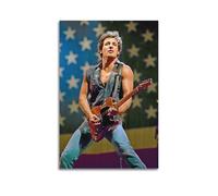Poster sur toile Bruce Singer Springsteen 2 - Décoration murale pour salon, chambre à coucher - 20 x 30 cm