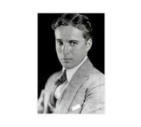 Poster sur toile Charlie Chaplin Acteur Young années 1920 - Décoration murale pour salon, chambre à coucher - 50 x 75 cm