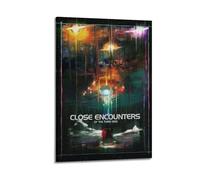 Poster sur toile « Close Encounters of The Third Kind 4 » - Décoration murale pour salon, chambre à coucher - 20 x 30 cm