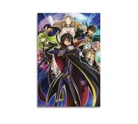 Poster sur toile Code Anime Geass 2 - Décoration murale pour salon, chambre à coucher - 30 x 45 cm