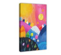 Poster sur toile Contes de fées vigoureux - Décoration de chambre à coucher, bureau, chambre - Cadeau - 20 x 30 cm