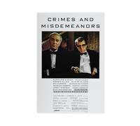 Poster sur toile Crimes And Misdemeanors - Décoration murale pour salon, chambre à coucher - 50 x 75 cm