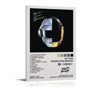 Poster sur toile Daft Punk avec accès aléatoire Souvenirs musicaux Décoration murale moderne pour chambre à coucher avec cadre 40 x 60 cm