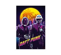 Poster sur toile Daft Punk - Décoration de chambre à coucher - 30 x 45 cm