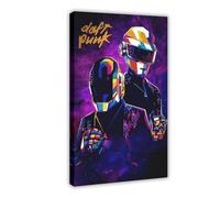 Poster sur toile Daft Punk - Décoration de chambre à coucher - 40 x 60 cm