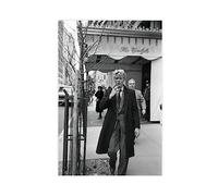 Poster sur toile David Bowie Musicien - Décoration murale pour salon, chambre à coucher - Style sans cadre - 20 x 30 cm