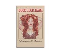 Poster sur toile de chanteur Chappell Roan - Décoration murale moderne pour salon, chambre à coucher - 30 x 45 cm