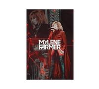 Poster sur toile de chanteur Mylène Farmer, décoration murale pour salon, chambre à coucher, sans cadre, 50 x 75 cm