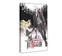 Poster sur toile de dessin animé Arifureta : From Commonplace to World's Strongest - Décoration de chambre à coucher, bureau, chambre - Cadeau 30 x 45 cm