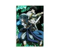 Poster sur toile de dessin animé The Healer Who Was Banished From His Party, Is, in Fact, The Strongest Popular Anime - Art mural décoratif pour chambre à coucher - 40 x 60 cm - Sans cadre