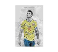 Poster sur toile de football américain James Rodriguez de James Rodriguez - Décoration de chambre à coucher, paysage, bureau, décoration sans cadre - 50 x 75 cm