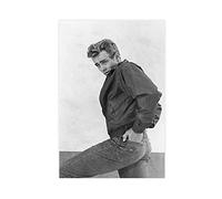 Poster sur toile de l'acteur James Dean 58, décoration de chambre, de sport, paysage, de bureau, sans cadre : 30 × 45 cm