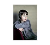 Poster sur toile de l'acteur Louise Brooks 33 - Décoration murale pour salon, chambre à coucher - Sans cadre : 60 x 90 cm