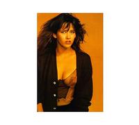 Poster sur toile de l'acteur Sophie Marceau 44 - Décoration murale pour salon, chambre à coucher - Sans cadre : 40 x 60 cm