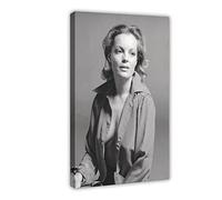 Poster sur toile de l'actrice Romy Schneider 17 - Décoration murale pour salon, chambre à coucher, avec cadre - 30 x 45 cm