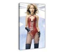Poster sur toile de l'actrice Sarah Michelle Gellar (9) - Décoration murale pour salon, chambre à coucher - 60 x 90 cm