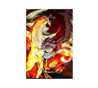 Poster sur toile de l'animé Fairy Tail Etherious Natsu Dragneel 4 Décoration murale pour salon, chambre à coucher, 40 x 60 cm