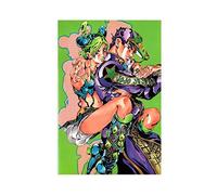 Poster sur toile de l'animé JoJo's Bizarre Adventure Stone Ocean Jolyne Cujoh 17 - Décoration murale pour salon, chambre à coucher - 30 x 45 cm - Sans cadre :
