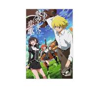 Poster sur toile de l'anime The Pilot's Love Song - Décoration pour chambre à coucher, bureau, chambre - Cadeau - 60 x 90 cm
