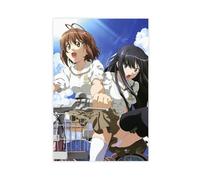 Poster sur toile de l'anime Yosuga No Sora - Décoration pour chambre à coucher, bureau, chambre - Cadeau - 40 x 60 cm