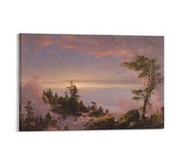 Poster sur toile de l'église Frederic Edwin Above The Clouds at Sunrise 40 x 60 cm