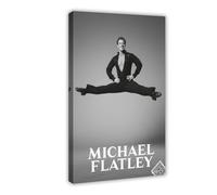 Poster sur toile de Michael Flatley, pose dynamique de danseur, décoration murale pour salon, chambre à coucher, 40 x 60 cm, style 4 avec cadre