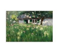 Poster sur toile de paysage antique - Décoration murale pour salon, chambre à coucher - 40 x 60 cm