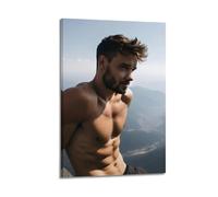 Poster sur toile de style chanteur Liam Payne Musique (1) - Décoration murale - Convient pour chambre à coucher et salon - 30 x 45 cm