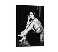 Poster sur toile Demi Actor Moore 1 - Décoration murale pour salon, chambre à coucher - 60 x 90 cm