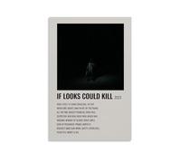 Poster sur toile Destroy Lonely If Looks Could Kill pour chambre à coucher, décoration murale rétro, sans cadre, 20 x 30 cm