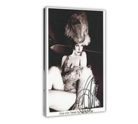 Poster sur toile Dita Von Teese - Décoration pour chambre à coucher, bureau, chambre - Cadeau - 40 x 60 cm