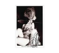 Poster sur toile Dita Von Teese - Décoration pour chambre à coucher, bureau, chambre - Cadeau - 40 x 60 cm