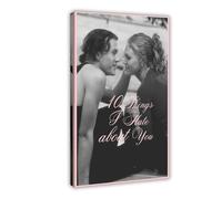 Poster sur toile du film 10 choses I Hate About 7 - Décoration murale pour salon, chambre à coucher - 50 x 75 cm