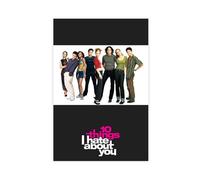 Poster sur toile du film « 10 Things I Hate About 17 » - Décoration pour chambre à coucher, bureau, chambre - Cadeau - 50 x 75 cm