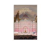 Poster sur toile du film The Grand Budapest Hotel Comedy War - Décoration murale moderne pour chambre à coucher - 20 x 30 cm